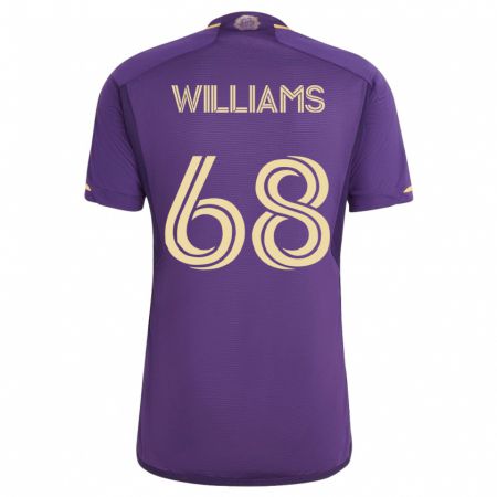 Kandiny Damen Thomas Williams #68 Violett Heimtrikot Trikot 2023/24 T-Shirt