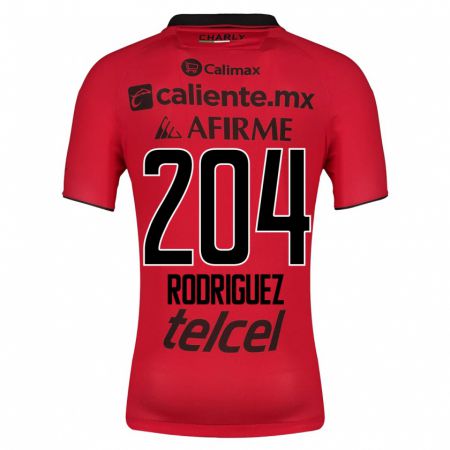 Kandiny Damen Jesús Rodríguez #204 Rot Heimtrikot Trikot 2023/24 T-Shirt