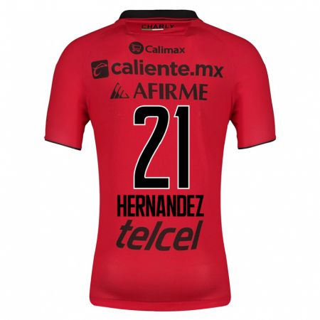Kandiny Damen Inglis Hernández #21 Rot Heimtrikot Trikot 2023/24 T-Shirt
