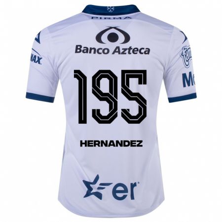Kandiny Damen Daniel Hernández #195 Weiß Heimtrikot Trikot 2023/24 T-Shirt
