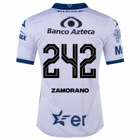 Kandiny Damen Leonardo Zamorano #242 Weiß Heimtrikot Trikot 2023/24 T-Shirt