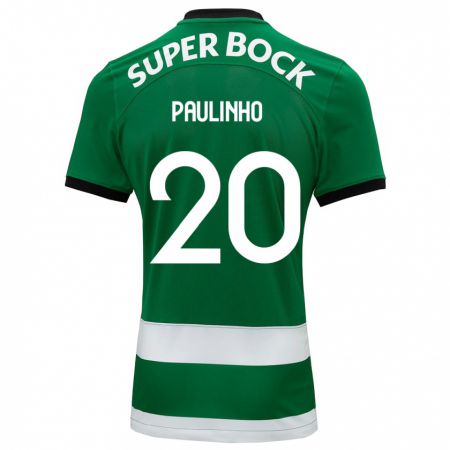 Kandiny Damen Paulinho #20 Grün Heimtrikot Trikot 2023/24 T-Shirt