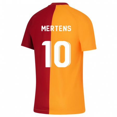 Kandiny Damen Dries Mertens #10 Orangefarben Heimtrikot Trikot 2023/24 T-Shirt