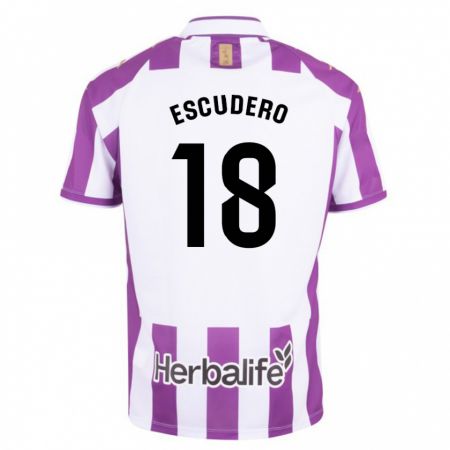 Kandiny Damen Sergio Escudero #18 Lila Heimtrikot Trikot 2023/24 T-Shirt