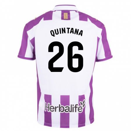 Kandiny Damen Alberto Quintana #26 Lila Heimtrikot Trikot 2023/24 T-Shirt
