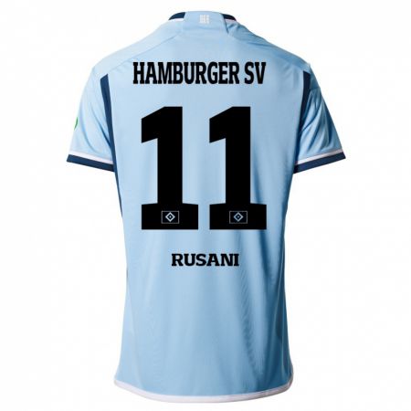 Kandiny Damen Yasin Rusani #11 Blau Auswärtstrikot Trikot 2023/24 T-Shirt