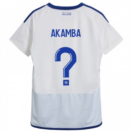 Kandiny Damen Fred Akamba #0 Weiß Auswärtstrikot Trikot 2023/24 T-Shirt