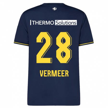 Kandiny Damen Sofie Rianne Vermeer #28 Marine Auswärtstrikot Trikot 2023/24 T-Shirt