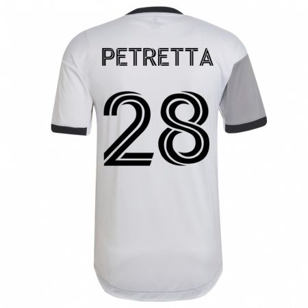 Kandiny Damen Raoul Petretta #28 Weiß Auswärtstrikot Trikot 2023/24 T-Shirt