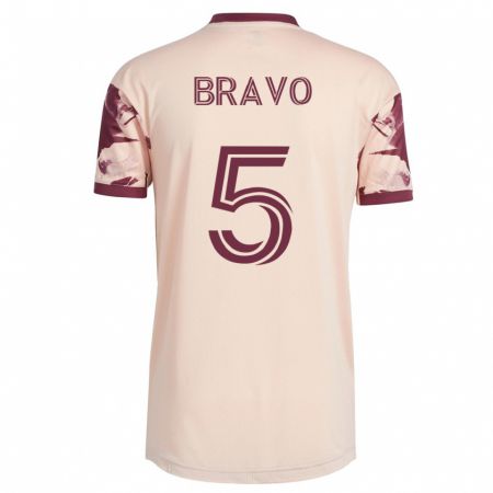 Kandiny Damen Claudio Bravo #5 Cremefarben Auswärtstrikot Trikot 2023/24 T-Shirt