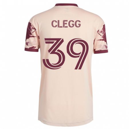 Kandiny Damen Tyler Clegg #39 Cremefarben Auswärtstrikot Trikot 2023/24 T-Shirt