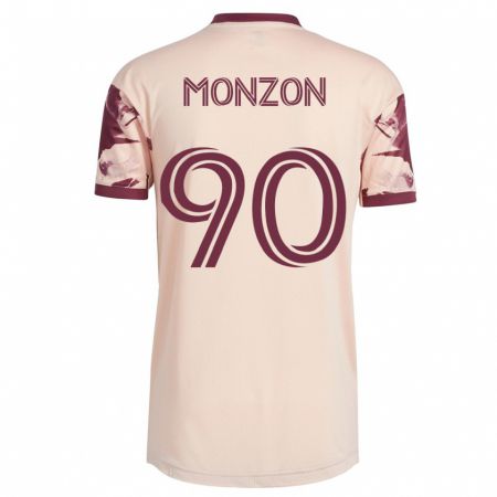Kandiny Damen Florián Monzón #90 Cremefarben Auswärtstrikot Trikot 2023/24 T-Shirt
