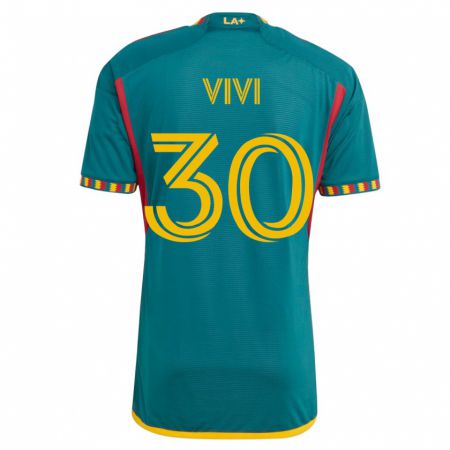 Kandiny Damen Gino Vivi #30 Grün Auswärtstrikot Trikot 2023/24 T-Shirt