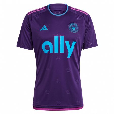 Kandiny Damen Adrián Zendejas #0 Violett Auswärtstrikot Trikot 2023/24 T-Shirt