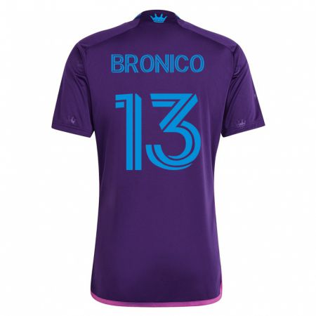 Kandiny Damen Brandt Bronico #13 Violett Auswärtstrikot Trikot 2023/24 T-Shirt