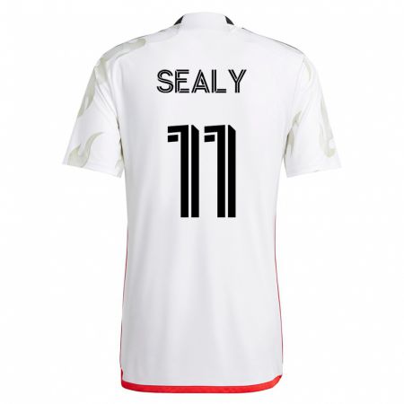 Kandiny Damen Dante Sealy #11 Weiß Auswärtstrikot Trikot 2023/24 T-Shirt