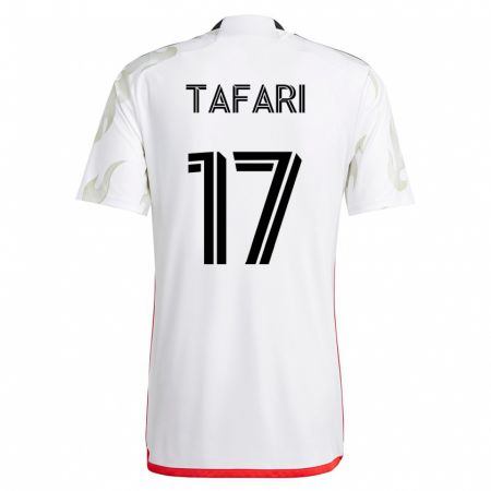 Kandiny Damen Nkosi Tafari #17 Weiß Auswärtstrikot Trikot 2023/24 T-Shirt
