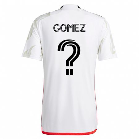 Kandiny Damen Victor Gomez #0 Weiß Auswärtstrikot Trikot 2023/24 T-Shirt