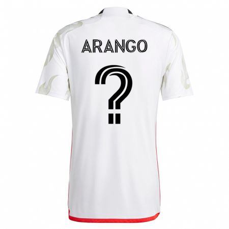 Kandiny Damen Nicolas Arango #0 Weiß Auswärtstrikot Trikot 2023/24 T-Shirt