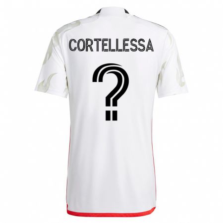 Kandiny Damen Michael Cortellessa #0 Weiß Auswärtstrikot Trikot 2023/24 T-Shirt