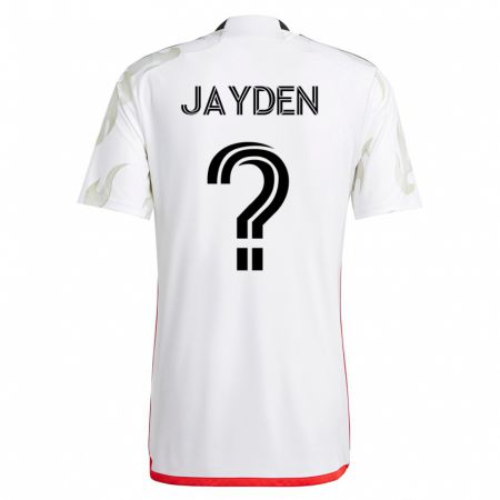 Kandiny Damen Rus Jayden #0 Weiß Auswärtstrikot Trikot 2023/24 T-Shirt
