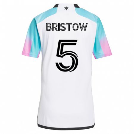 Kandiny Damen Ethan Bristow #5 Weiß Auswärtstrikot Trikot 2023/24 T-Shirt