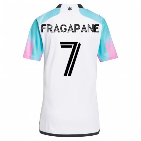 Kandiny Damen Franco Fragapane #7 Weiß Auswärtstrikot Trikot 2023/24 T-Shirt