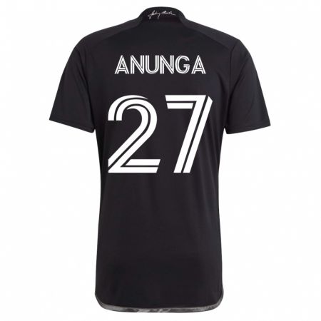 Kandiny Damen Tah Anunga #27 Schwarz Auswärtstrikot Trikot 2023/24 T-Shirt