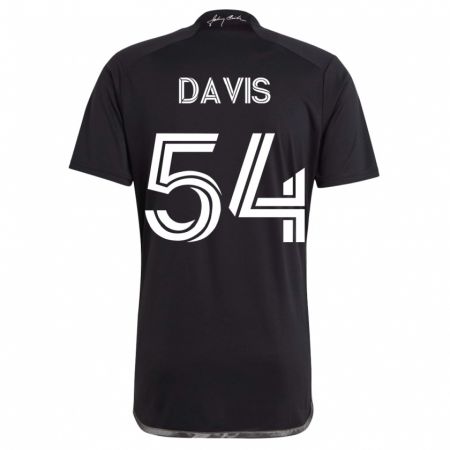 Kandiny Damen Sean Davis #54 Schwarz Auswärtstrikot Trikot 2023/24 T-Shirt
