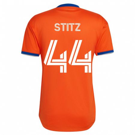 Kandiny Damen Ben Stitz #44 Weiß Auswärtstrikot Trikot 2023/24 T-Shirt
