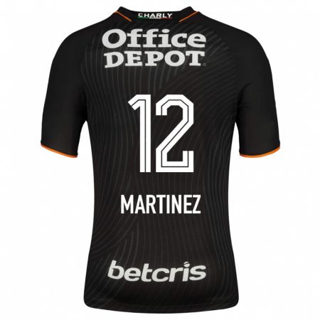 Kandiny Damen Sofía Martínez #12 Schwarz Auswärtstrikot Trikot 2023/24 T-Shirt