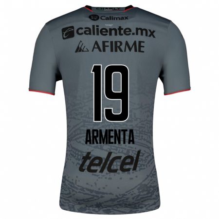 Kandiny Damen Eduardo Armenta #19 Grau Auswärtstrikot Trikot 2023/24 T-Shirt