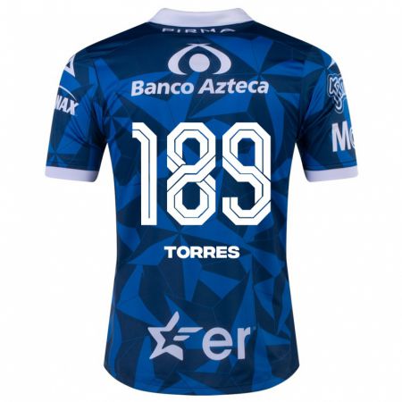 Kandiny Damen Dylan Torres #189 Blau Auswärtstrikot Trikot 2023/24 T-Shirt