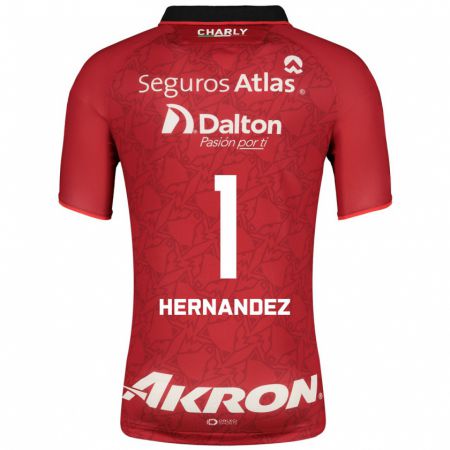 Kandiny Damen José Hernández #1 Rot Auswärtstrikot Trikot 2023/24 T-Shirt
