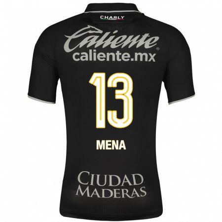 Kandiny Damen Ángel Mena #13 Schwarz Auswärtstrikot Trikot 2023/24 T-Shirt