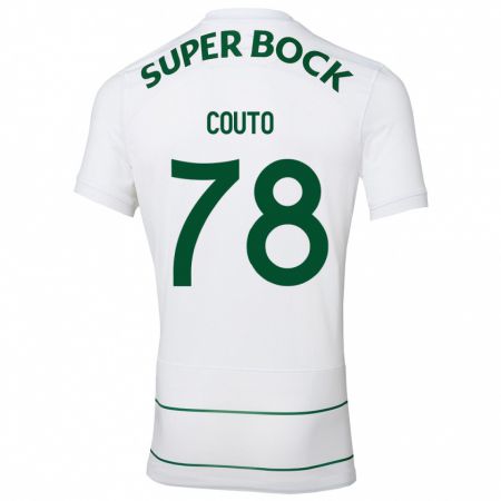 Kandiny Damen Mauro Couto #78 Weiß Auswärtstrikot Trikot 2023/24 T-Shirt