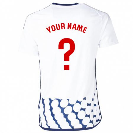 Kandiny Damen Ihren Namen #0 Weiß Auswärtstrikot Trikot 2023/24 T-Shirt