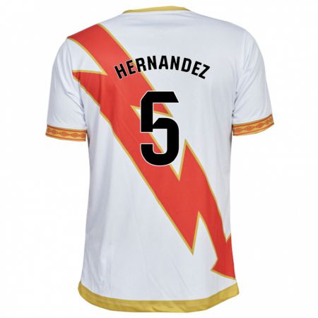 Kandiny Kinder Aridane Hernández #5 Weiß Heimtrikot Trikot 2023/24 T-Shirt