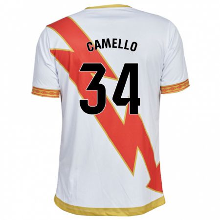 Kandiny Kinder Sergio Camello #34 Weiß Heimtrikot Trikot 2023/24 T-Shirt