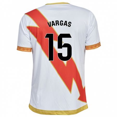 Kandiny Kinder Rosario Vargas Sarasqueta #15 Weiß Heimtrikot Trikot 2023/24 T-Shirt