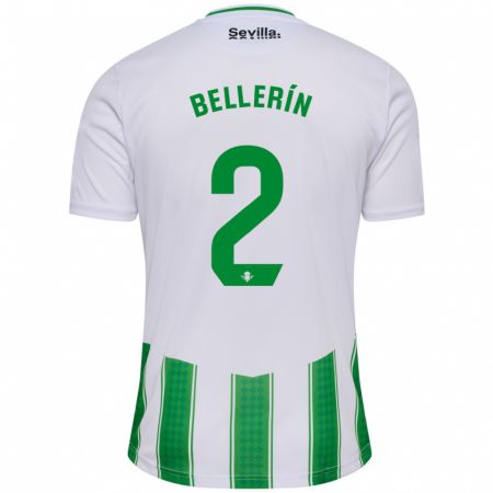 Kandiny Kinder Héctor Bellerín #2 Weiß Heimtrikot Trikot 2023/24 T-Shirt