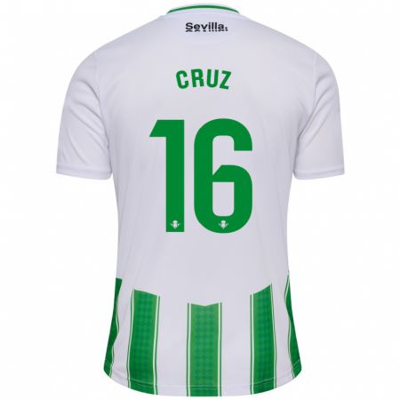 Kandiny Kinder Juan Cruz #16 Weiß Heimtrikot Trikot 2023/24 T-Shirt