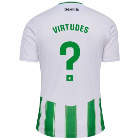 Kandiny Kinder Adrián Virtudes #0 Weiß Heimtrikot Trikot 2023/24 T-Shirt