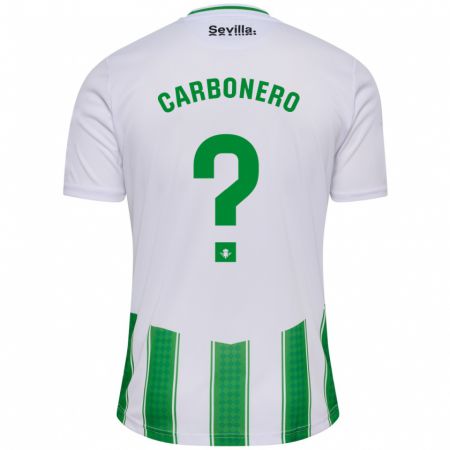 Kandiny Kinder Marco Carbonero #0 Weiß Heimtrikot Trikot 2023/24 T-Shirt