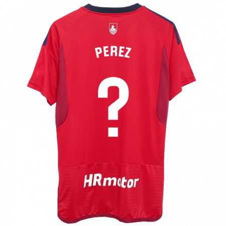 Kandiny Kinder Bruno Pérez #0 Rot Heimtrikot Trikot 2023/24 T-Shirt