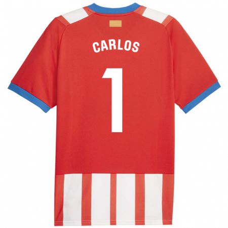Kandiny Kinder Juan Carlos #1 Rot-Weiss Heimtrikot Trikot 2023/24 T-Shirt
