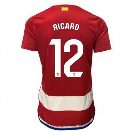 Kandiny Kinder Ricard Sánchez #12 Rot Heimtrikot Trikot 2023/24 T-Shirt