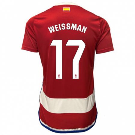 Kandiny Kinder Shon Weissman #17 Rot Heimtrikot Trikot 2023/24 T-Shirt