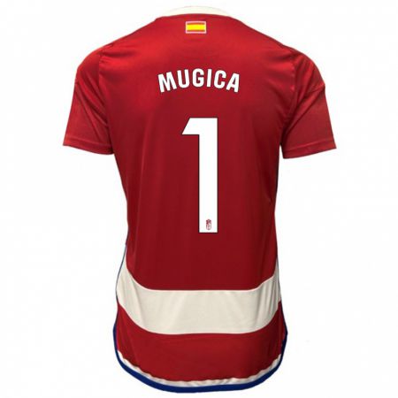 Kandiny Kinder Juan Múgica #1 Rot Heimtrikot Trikot 2023/24 T-Shirt