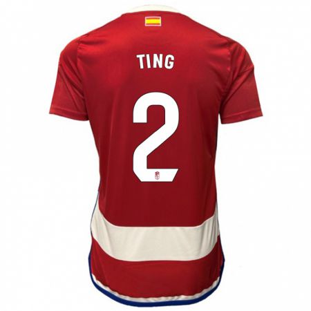 Kandiny Kinder Xie Ting #2 Rot Heimtrikot Trikot 2023/24 T-Shirt